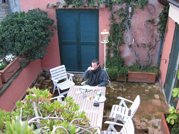 Morning coffee on your private balcony